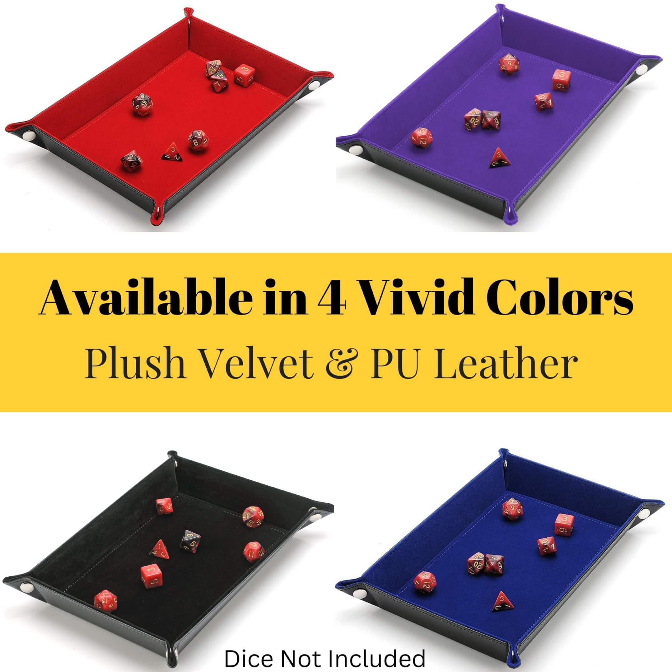 Available in 4 Vivid Colors